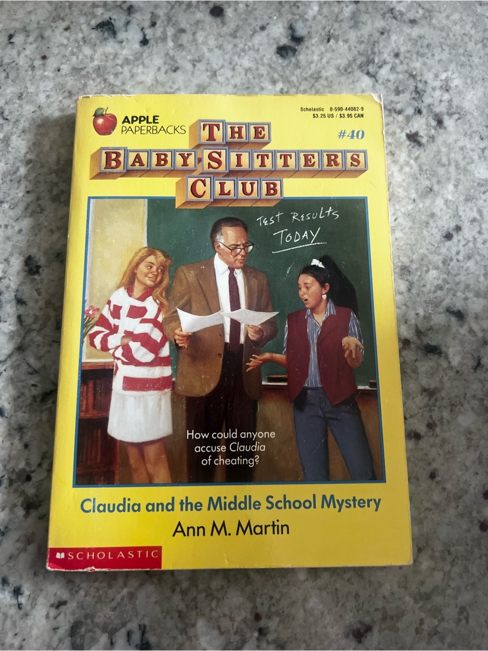 Scholastic The Baby-Sitters Club Paperback - Yellow Cover with Red Accents